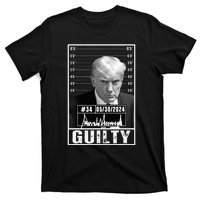 Guilty Conviction Verdict Donald Trump Mug Shot Jail Picture T-Shirt