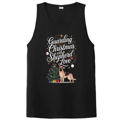 Guarding Christmas With German Shepherd Love Dog Mom PosiCharge Competitor Tank