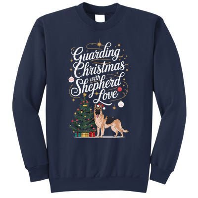 Guarding Christmas With German Shepherd Love Dog Mom Sweatshirt