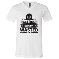 Getting Candy Wasted V-Neck T-Shirt