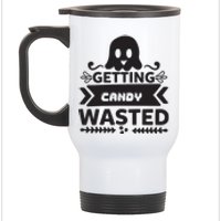 Getting Candy Wasted Stainless Steel Travel Mug