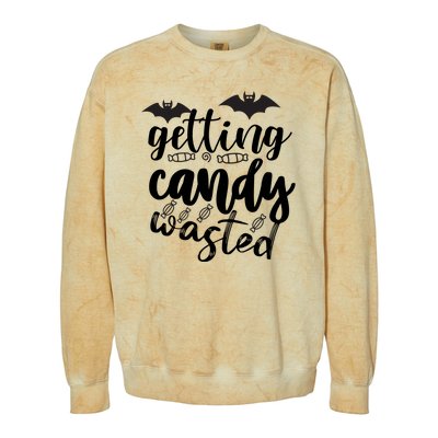 Getting Candy Wasted Colorblast Crewneck Sweatshirt