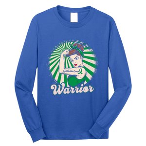 Gallbladder Cancer Warrior Gift Gallbladder Cancer Awareness Gift Long Sleeve Shirt