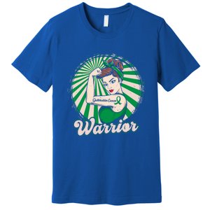 Gallbladder Cancer Warrior Gift Gallbladder Cancer Awareness Gift Premium T-Shirt