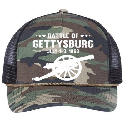 Gettysburg Civil War Battle Retro Rope Trucker Hat Cap