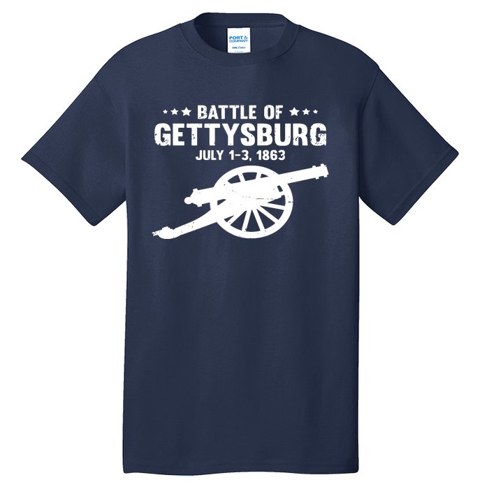 Gettysburg Civil War Battle Tall T-Shirt