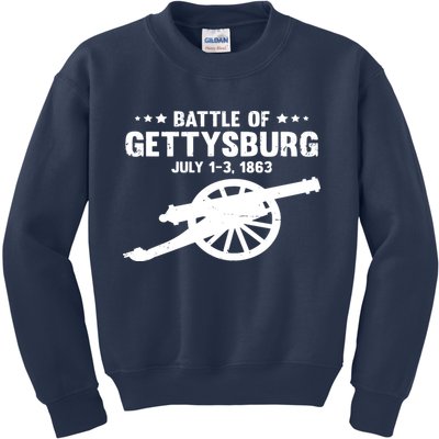 Gettysburg Civil War Battle Kids Sweatshirt