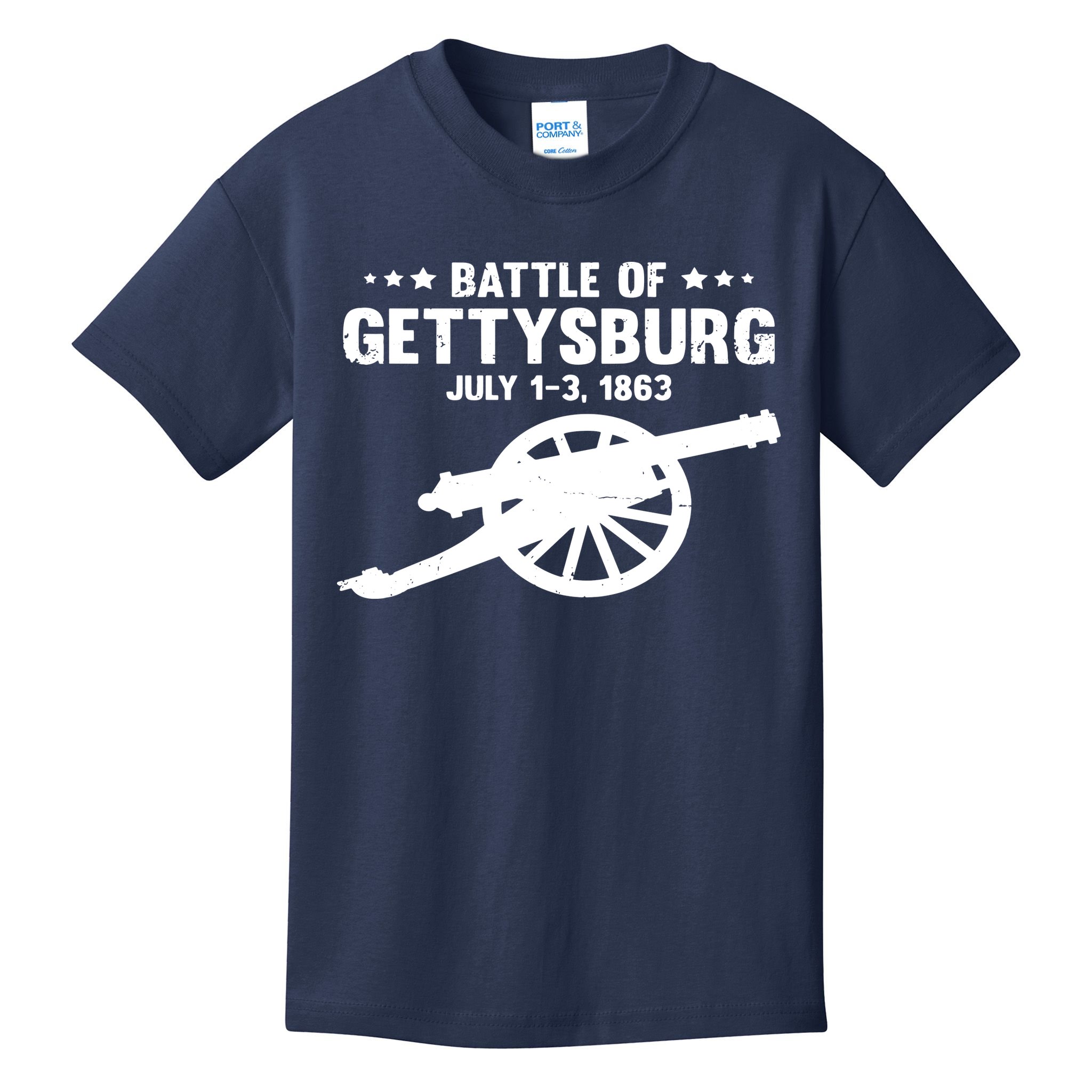 Gettysburg Civil War Battle Kids T-Shirt