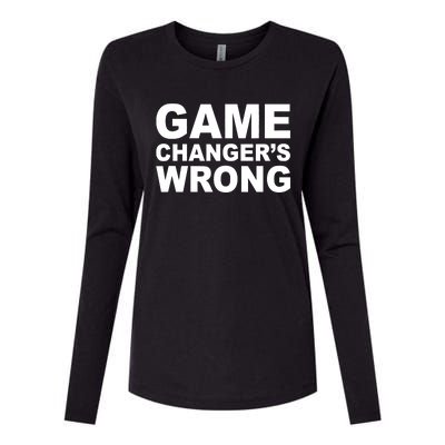 Game Changer's Wrong Womens Cotton Relaxed Long Sleeve T-Shirt