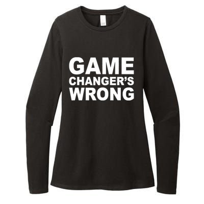 Game Changer's Wrong Womens CVC Long Sleeve Shirt