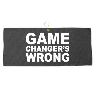 Game Changer's Wrong Large Microfiber Waffle Golf Towel