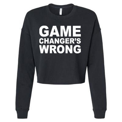 Game Changer's Wrong Cropped Pullover Crew