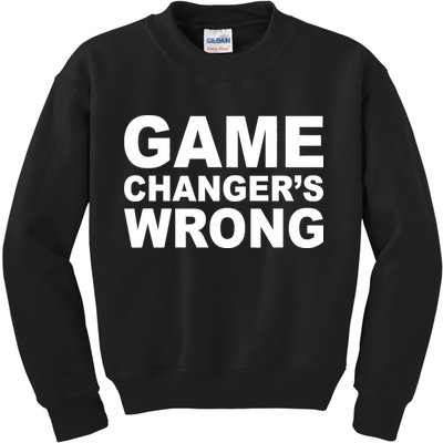 Game Changer's Wrong Kids Sweatshirt