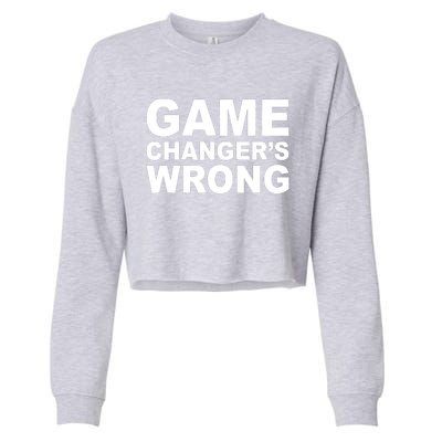 Game Changer's Wrong Cropped Pullover Crew