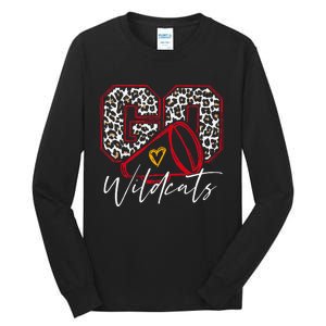 Go Cheer Wildcats Name Athletic Sport Tall Long Sleeve T-Shirt