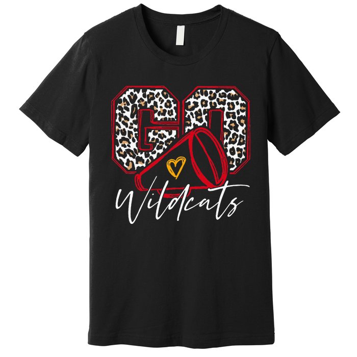 Go Cheer Wildcats Name Athletic Sport Premium T-Shirt