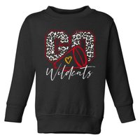 Go Cheer Wildcats Name Athletic Sport Toddler Sweatshirt