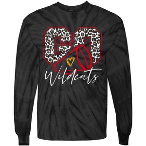 Go Cheer Wildcats Name Athletic Sport Tie-Dye Long Sleeve Shirt