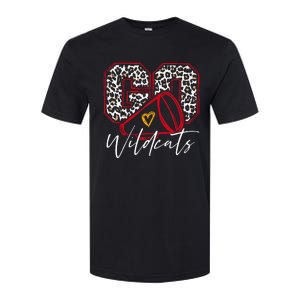 Go Cheer Wildcats Name Athletic Sport Softstyle CVC T-Shirt