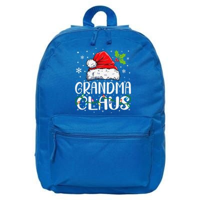 Grandma Claus Xmas Santa Matching Family Christmas Pajamas 16 in Basic Backpack