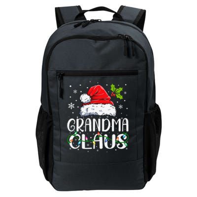 Grandma Claus Xmas Santa Matching Family Christmas Pajamas Daily Commute Backpack