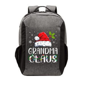 Grandma Claus Xmas Santa Matching Family Christmas Pajamas Vector Backpack