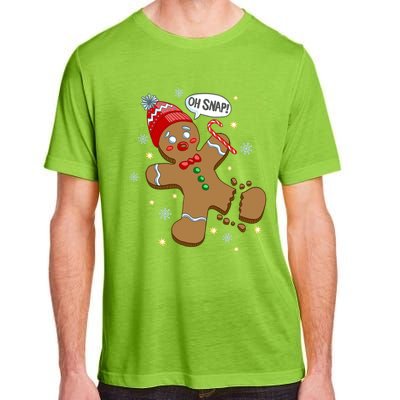 Gingerbread Cookie Xmas Oh Snap Funny Cute Christmas Gift Adult ChromaSoft Performance T-Shirt