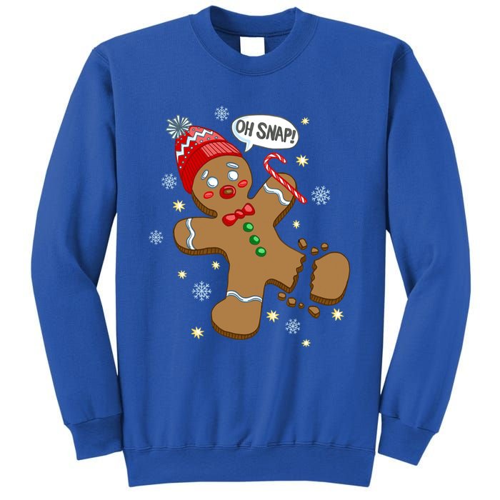 Gingerbread Cookie Xmas Oh Snap Funny Cute Christmas Gift Sweatshirt