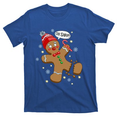 Gingerbread Cookie Xmas Oh Snap Funny Cute Christmas Gift T-Shirt