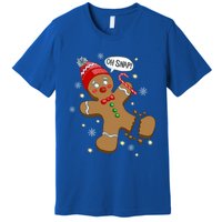 Gingerbread Cookie Xmas Oh Snap Funny Cute Christmas Gift Premium T-Shirt