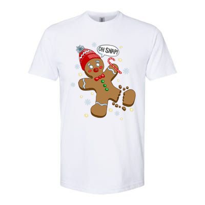 Gingerbread Cookie Xmas Oh Snap Funny Cute Christmas Gift Softstyle CVC T-Shirt