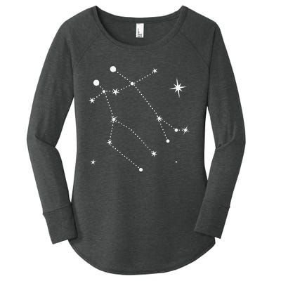 Gemini Constellation Zodiac Women's Perfect Tri Tunic Long Sleeve Shirt