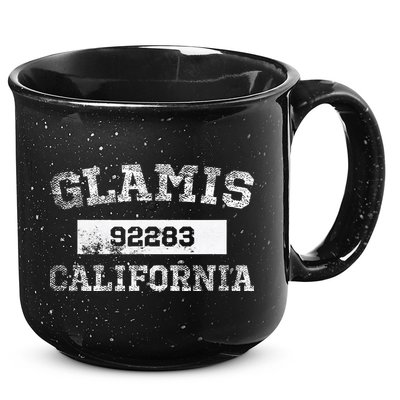 Glamis California Zip Code 92283 Distressed 15oz Campfire Ceramic Mug