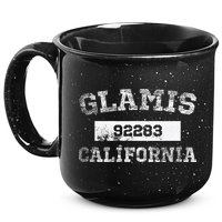 Glamis California Zip Code 92283 Distressed 15oz Campfire Ceramic Mug