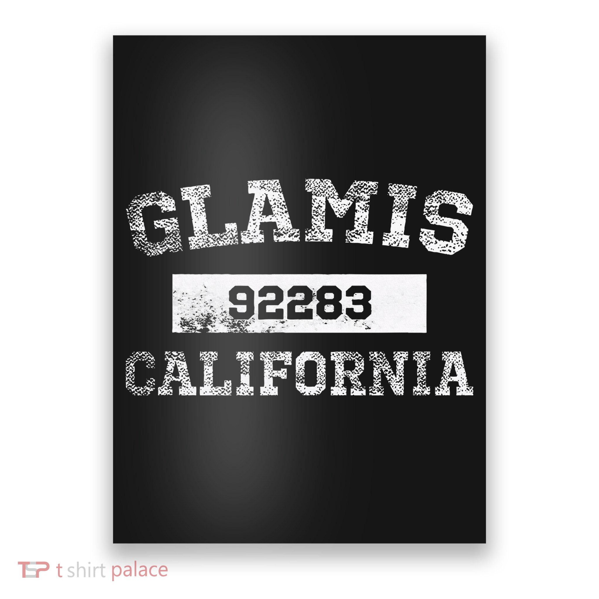 Glamis California Zip Code 92283 Distressed Poster