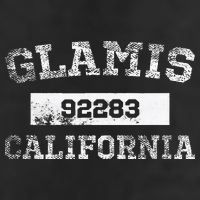 Glamis California Zip Code 92283 Distressed Golf Towel