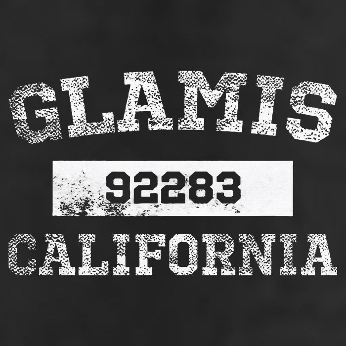 Glamis California Zip Code 92283 Distressed Golf Towel
