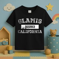 Glamis California Zip Code 92283 Distressed Toddler T-Shirt