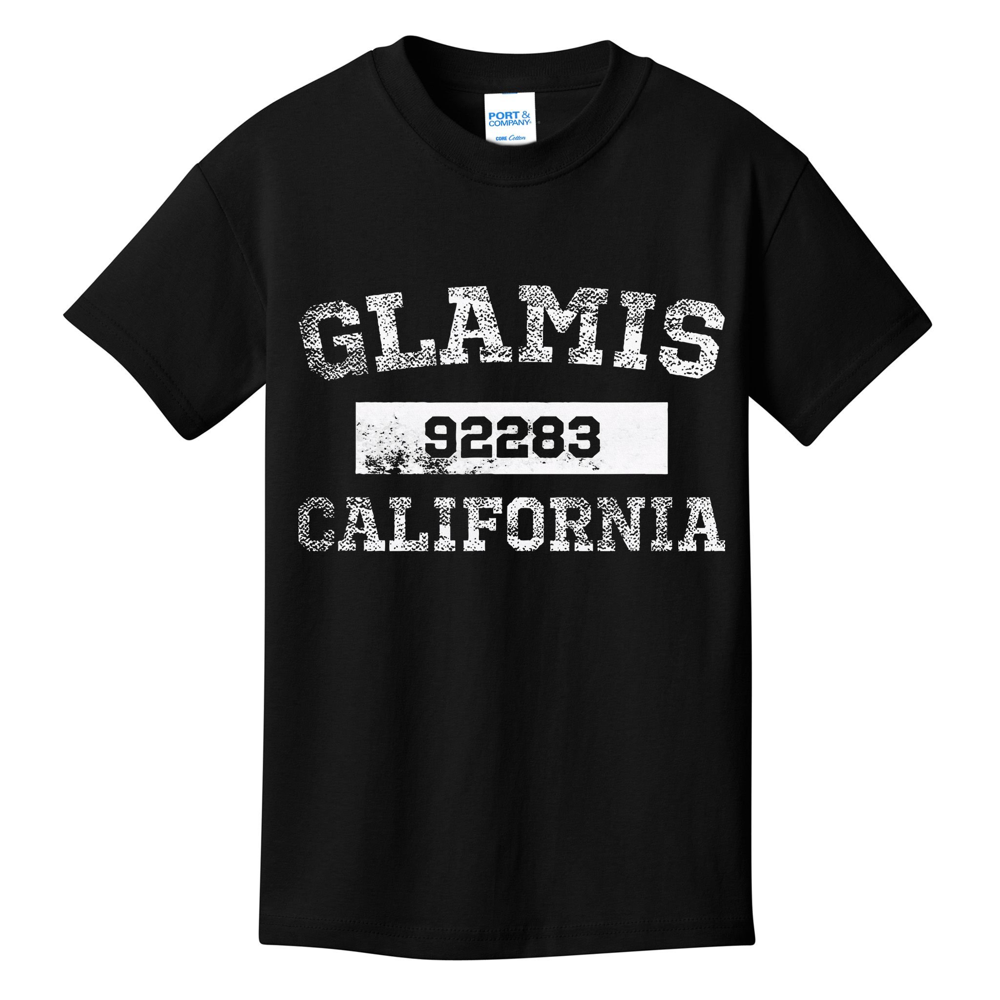 Glamis California Zip Code 92283 Distressed Kids T-Shirt