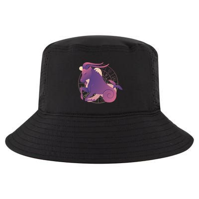 Goat Capricorn Zodiac Cool Comfort Performance Bucket Hat