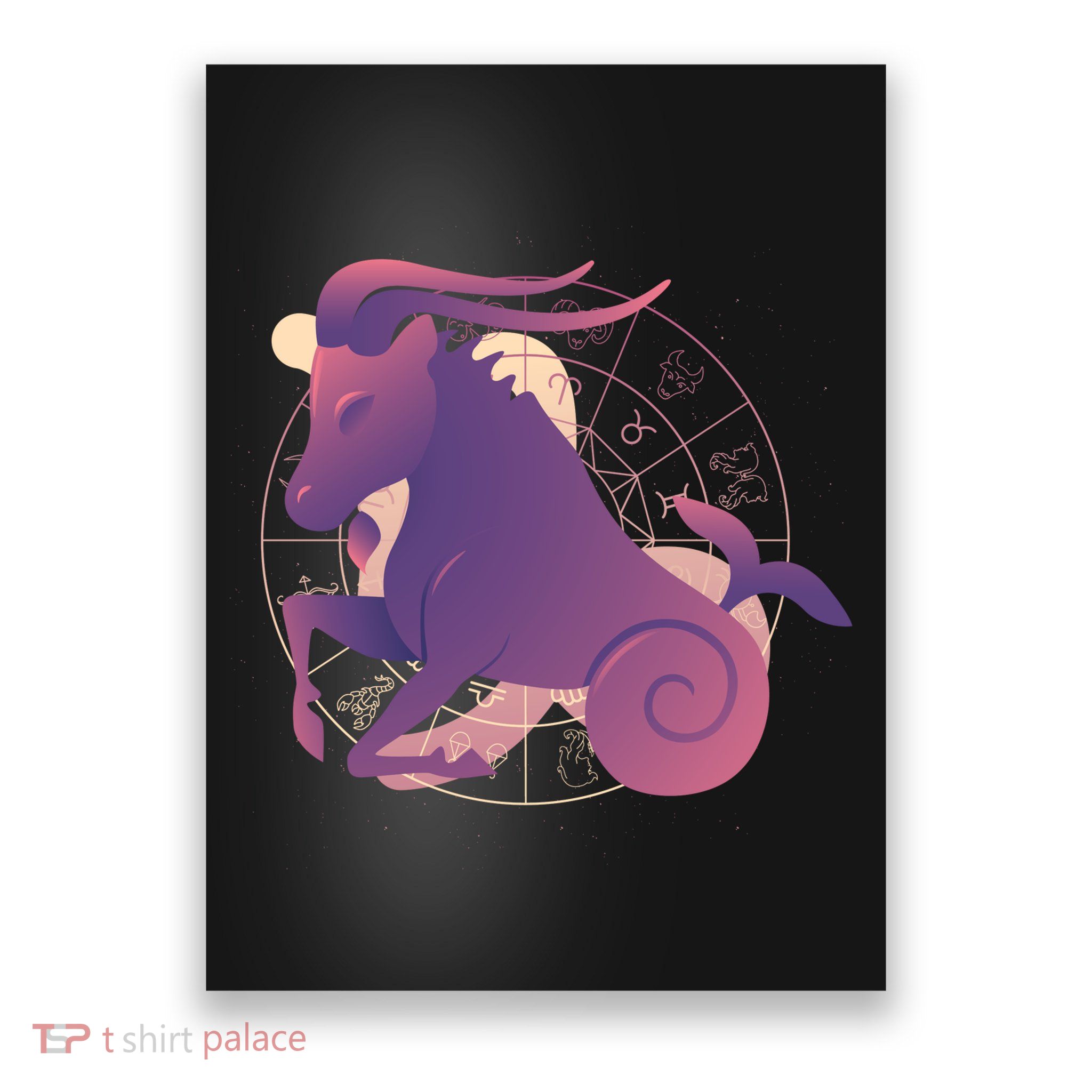 Goat Capricorn Zodiac Poster