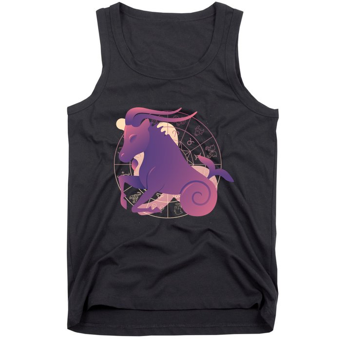 Goat Capricorn Zodiac Tank Top