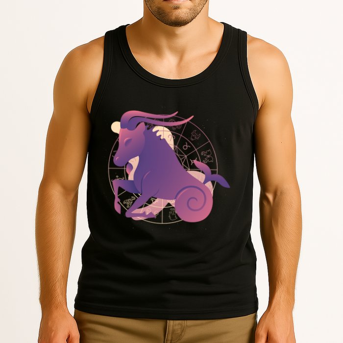 Goat Capricorn Zodiac Tank Top