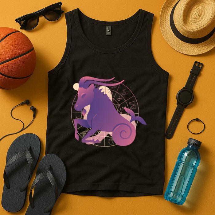 Goat Capricorn Zodiac Tank Top