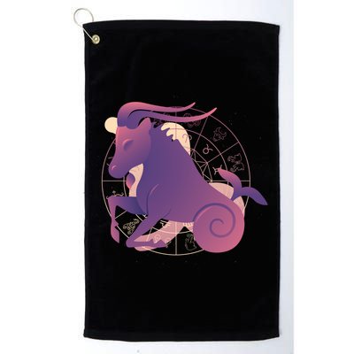 Goat Capricorn Zodiac Golf Towel