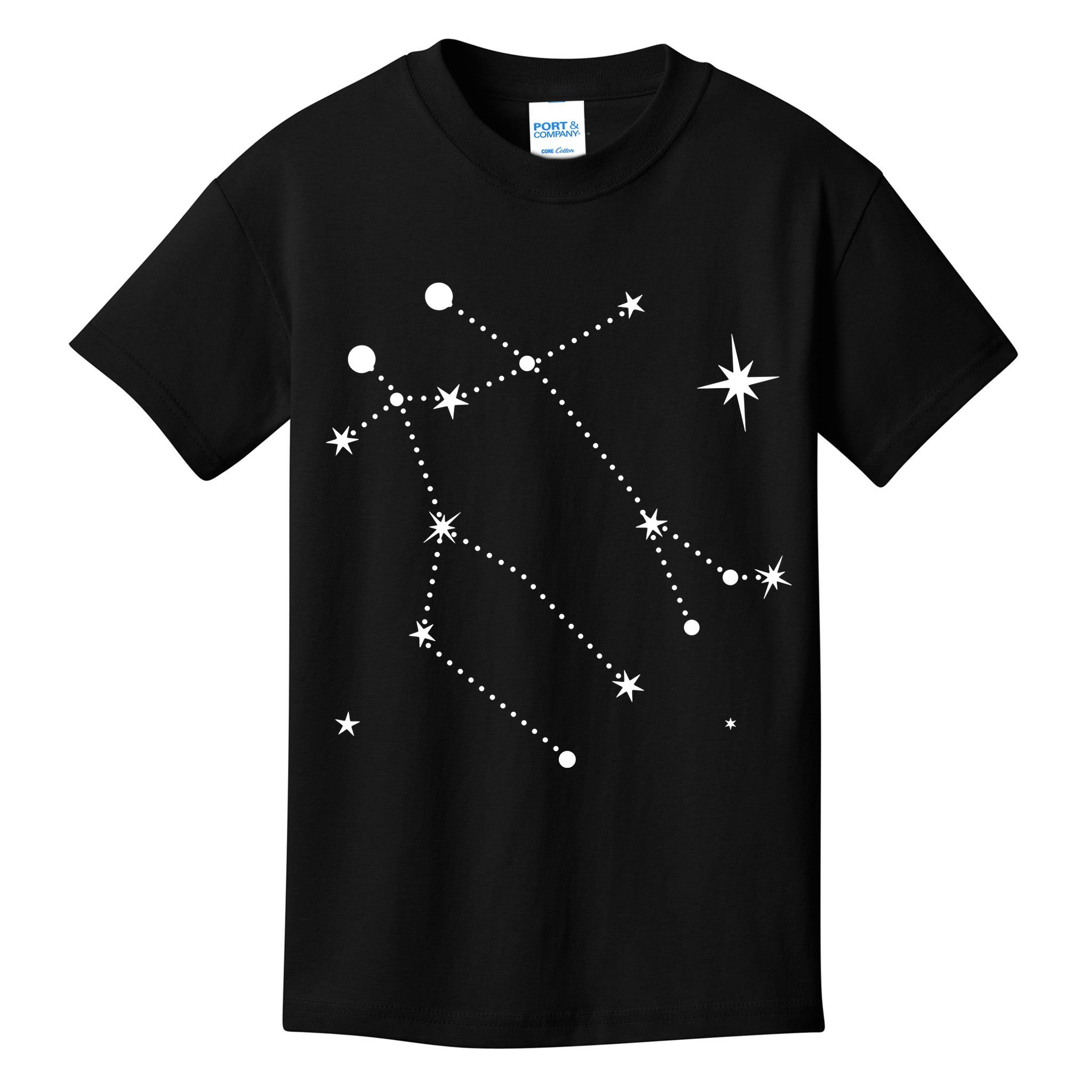 Gemini Constellation Zodiac Kids T-Shirt