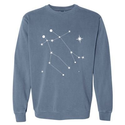 Gemini Constellation Zodiac Garment-Dyed Sweatshirt