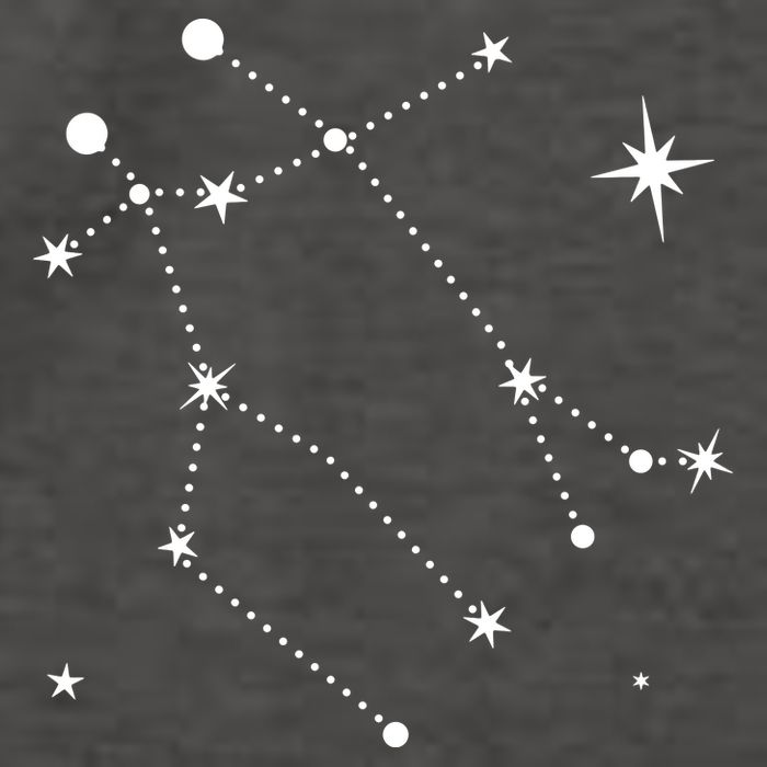 Gemini Constellation Zodiac Vector Backpack