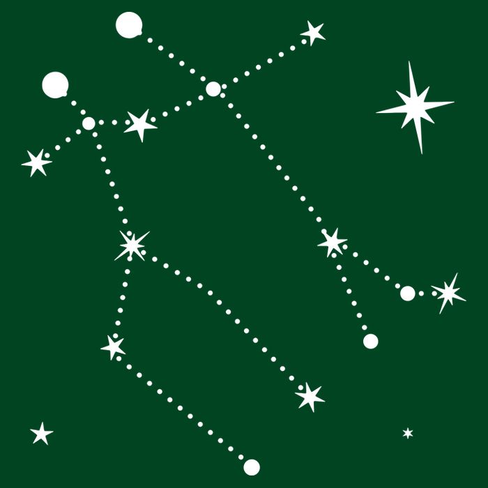 Gemini Constellation Zodiac Button
