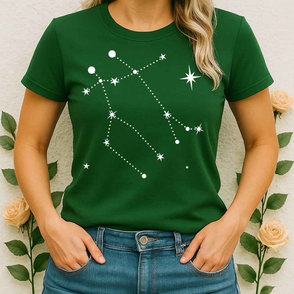 Gemini Constellation Zodiac Womens T-Shirt